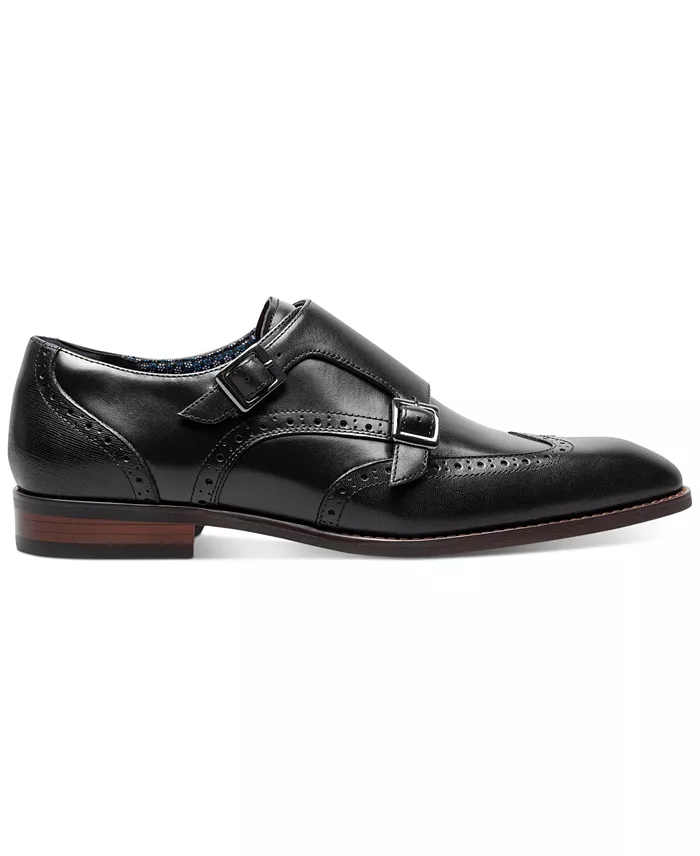 Men's Karson Wingtip Double-Monk Strap Dress Shoe - thumbnail 3