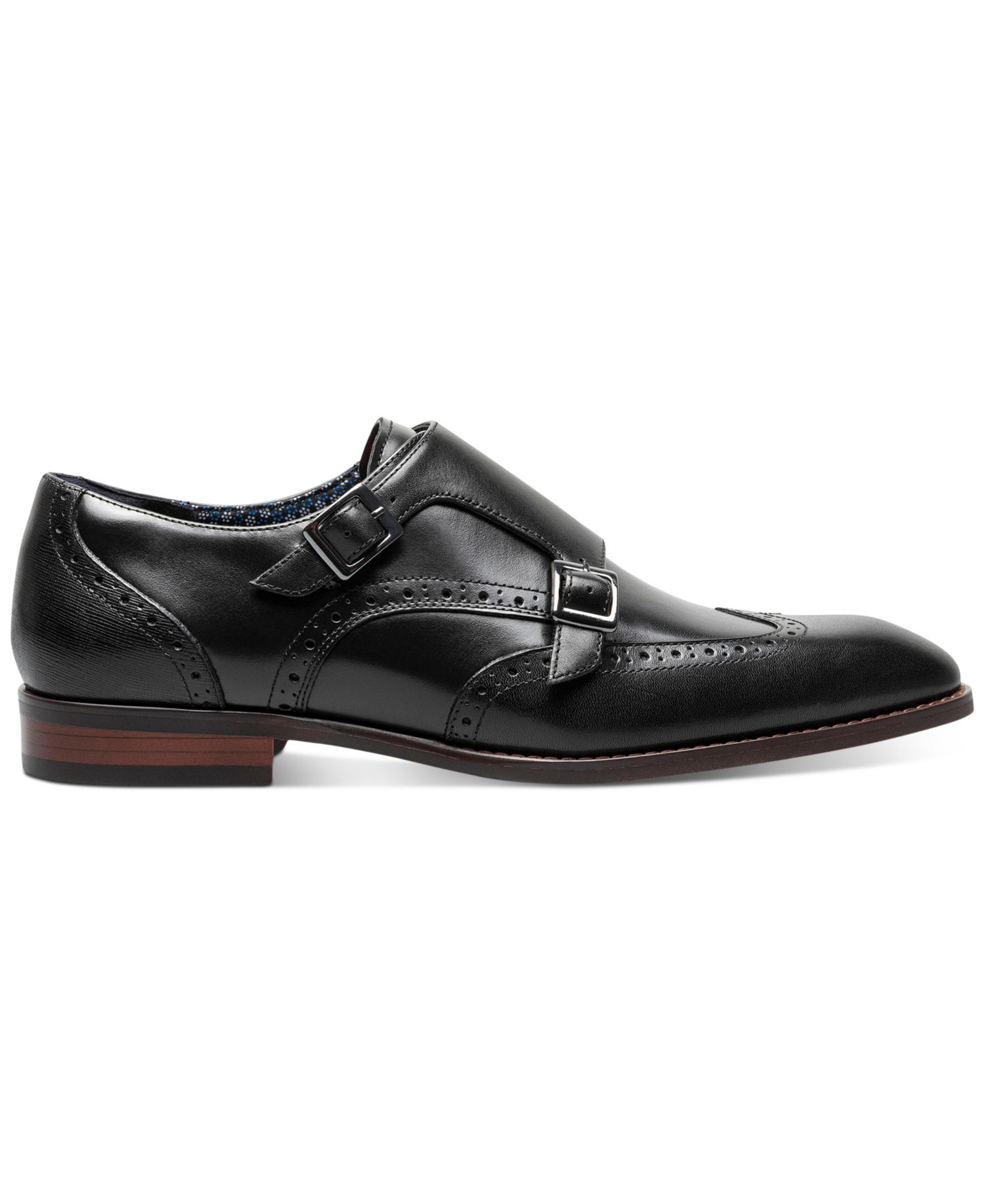 Men's Karson Wingtip Double-Monk Strap Dress Shoe