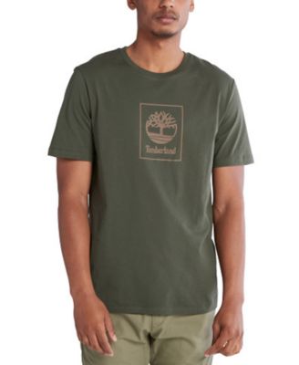 Men's Short Sleeve Stack Logo Print T-Shirt