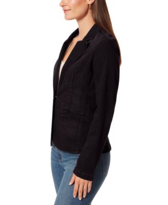 anne klein denim blazer