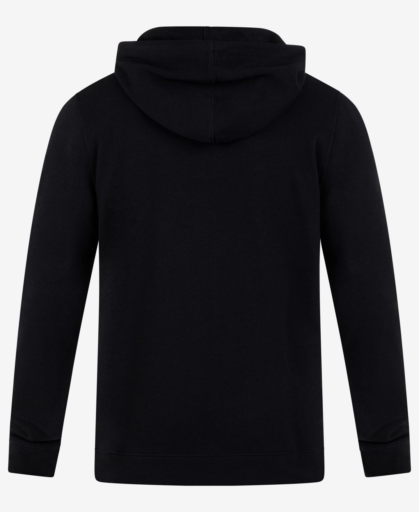 Мужское худи Hurley Icon Chest Logo Full Zip Hooded, цвет: Чёрный — фото 4