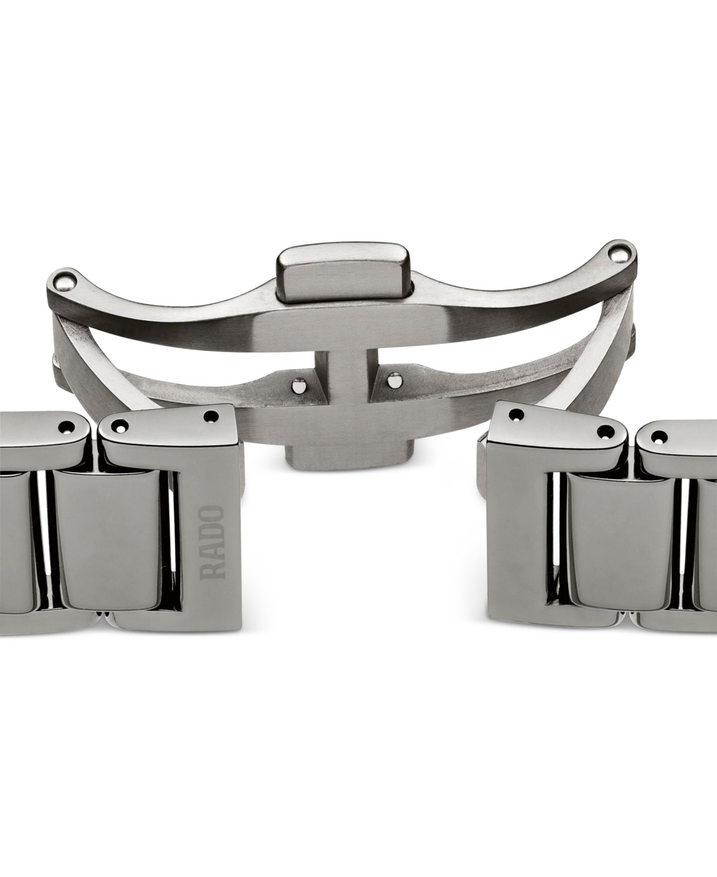 Часы Rado Unisex Swiss Automatic True Secret Diamond (1/8 ct. t.w.) Gray Ceramic Bracelet Watch 40mm — фото 4