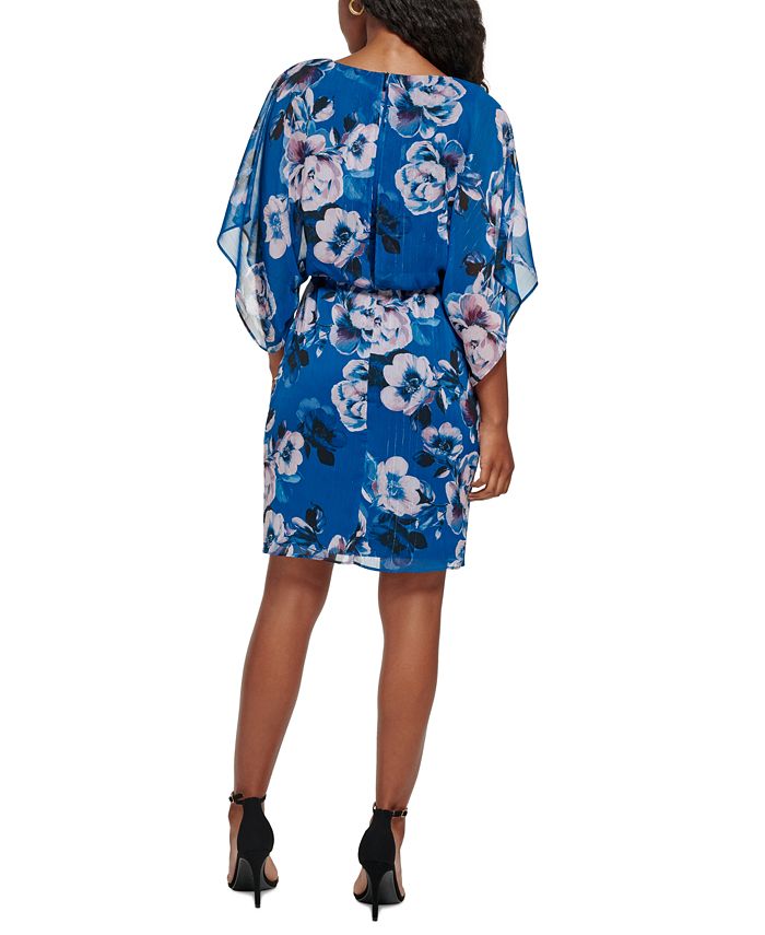 Jessica Howard Women's Printed Blouson Dress Macy's