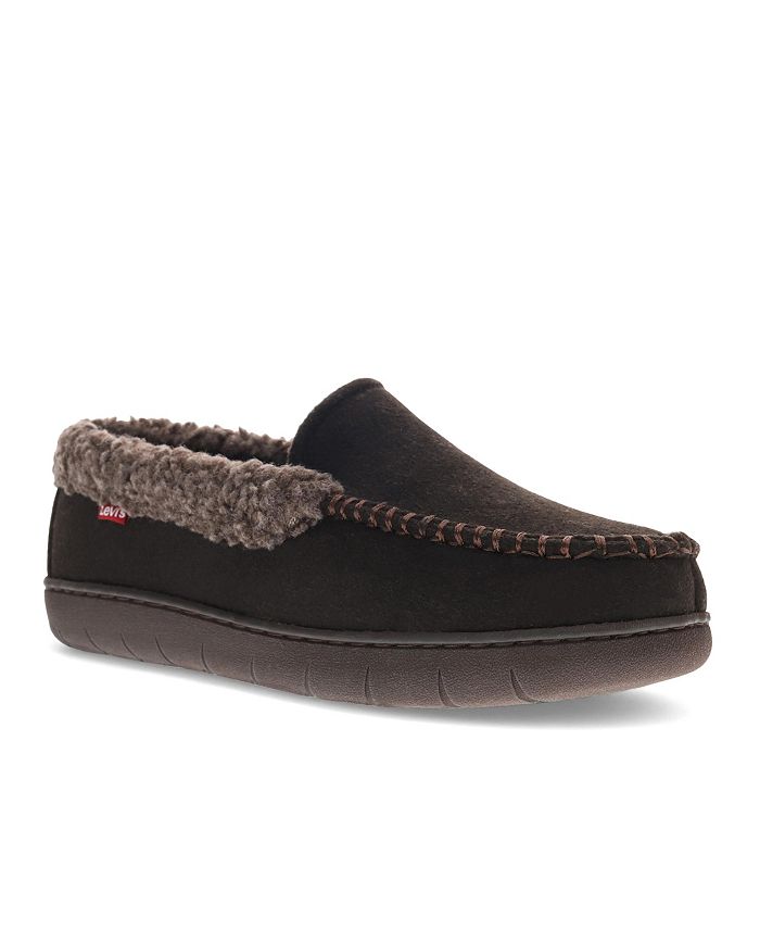 Levi s Men s Roger Memory Foam Sherpa Venetian Slippers Macy s