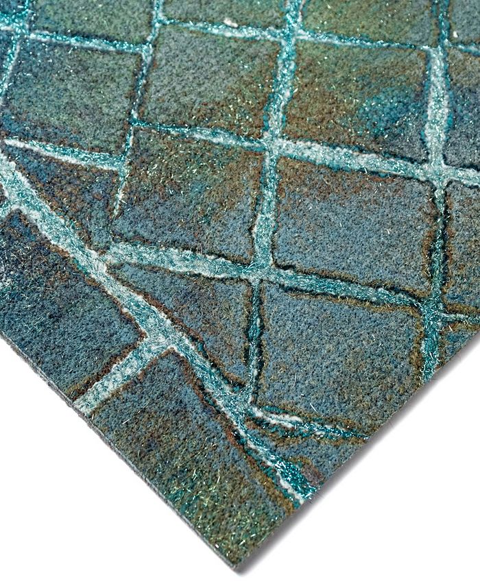 Liora Manne' Visions V Arch Tile 2'3" x 8' Runner Outdoor Area Rug Macy's