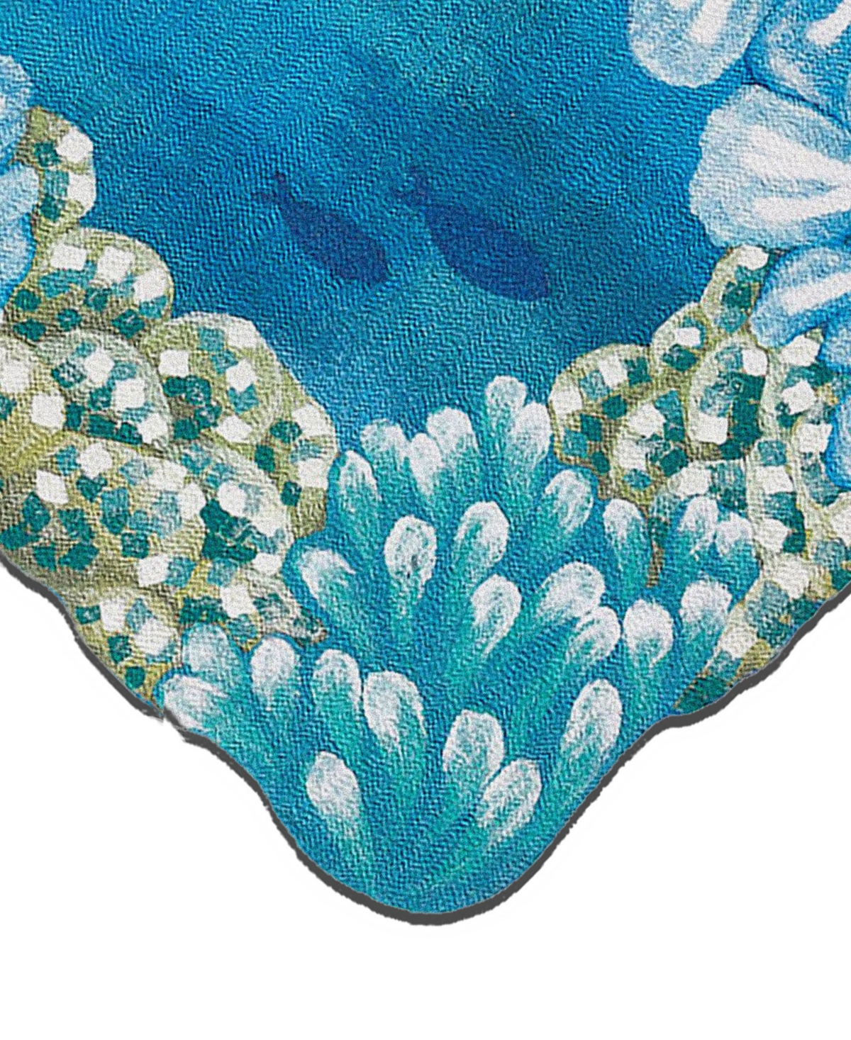 Liora Manne' Visions Iv Reef Border Outdoor Area Rug