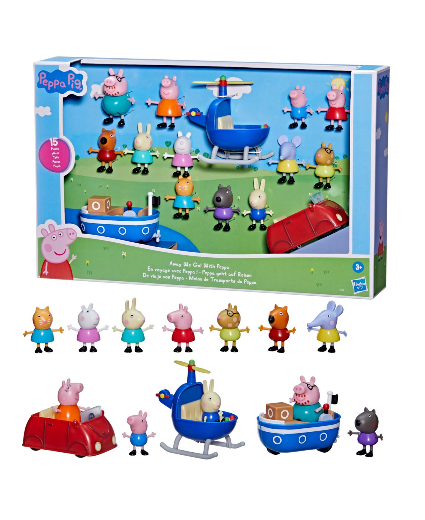 Детские фигурки Peppa Pig Away We Go with Peppa Set — фото 3