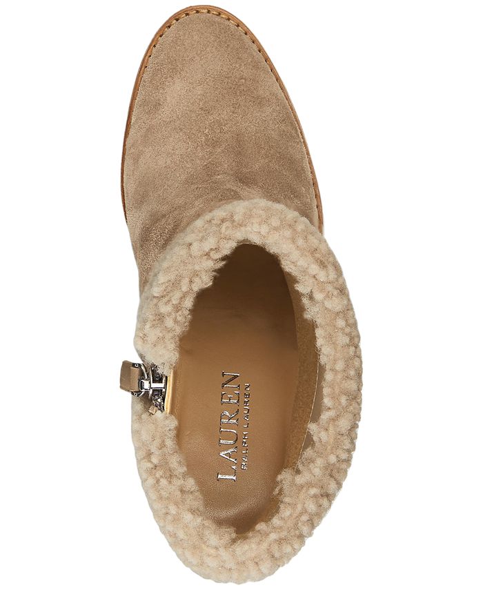 Ralph lauren wedge boots outlet