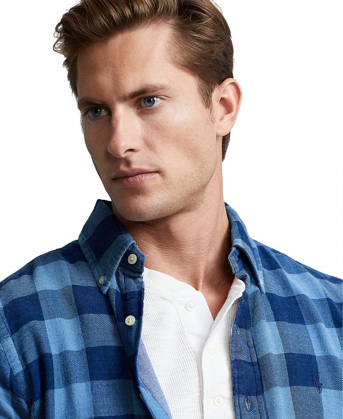 Polo Ralph Lauren Men's ClassicFit Plaid DoubleFaced Shirt Macy's