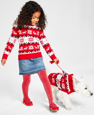 Charter Club Little Girls Nordic Fair Isle Holiday Sweater Created for Macy s Macy s