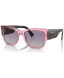 Women's Polarized Sunglasses, VO5462S54-YP