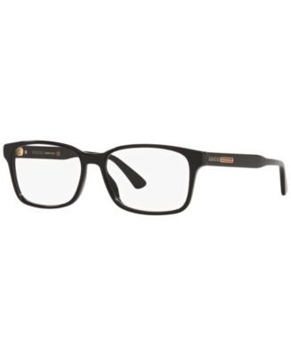 Gucci Men's Rectangle Eyeglasses GC001496 - Macy's