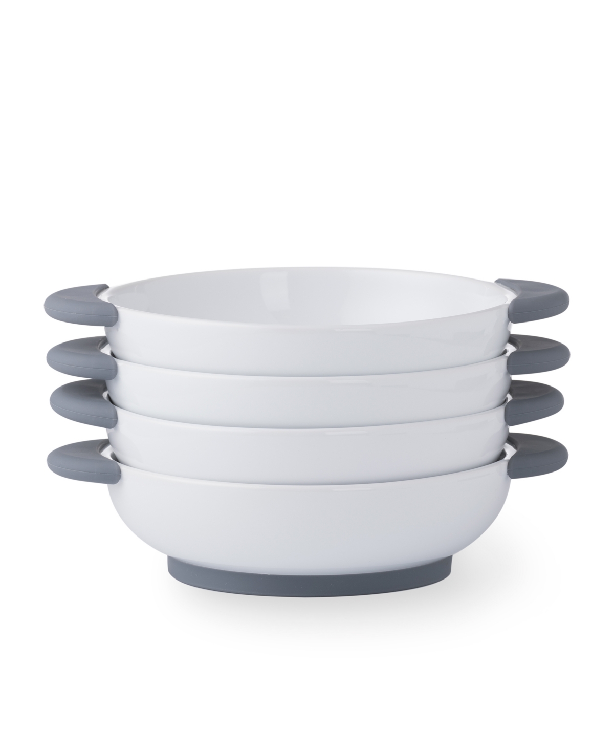 Everyday Solutions Stoneware 4 Piece Bowls Set, Service for 4
