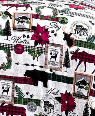 Merry Town Christmas Reversable 6-Piece Comforter Set