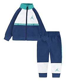 Baby Boys & Girls Air Blocked Jacket and Pants, 2-Piece Tricot Set