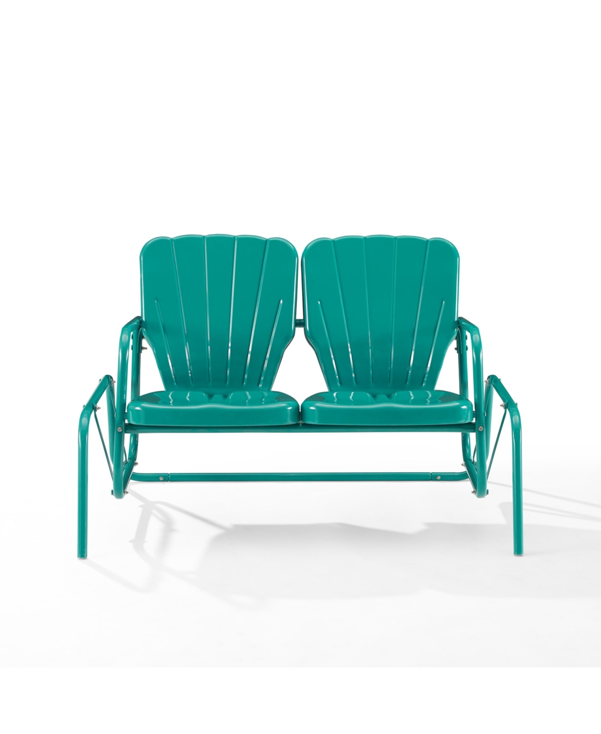 Ridgeland Outdoor Metal Loveseat Glider