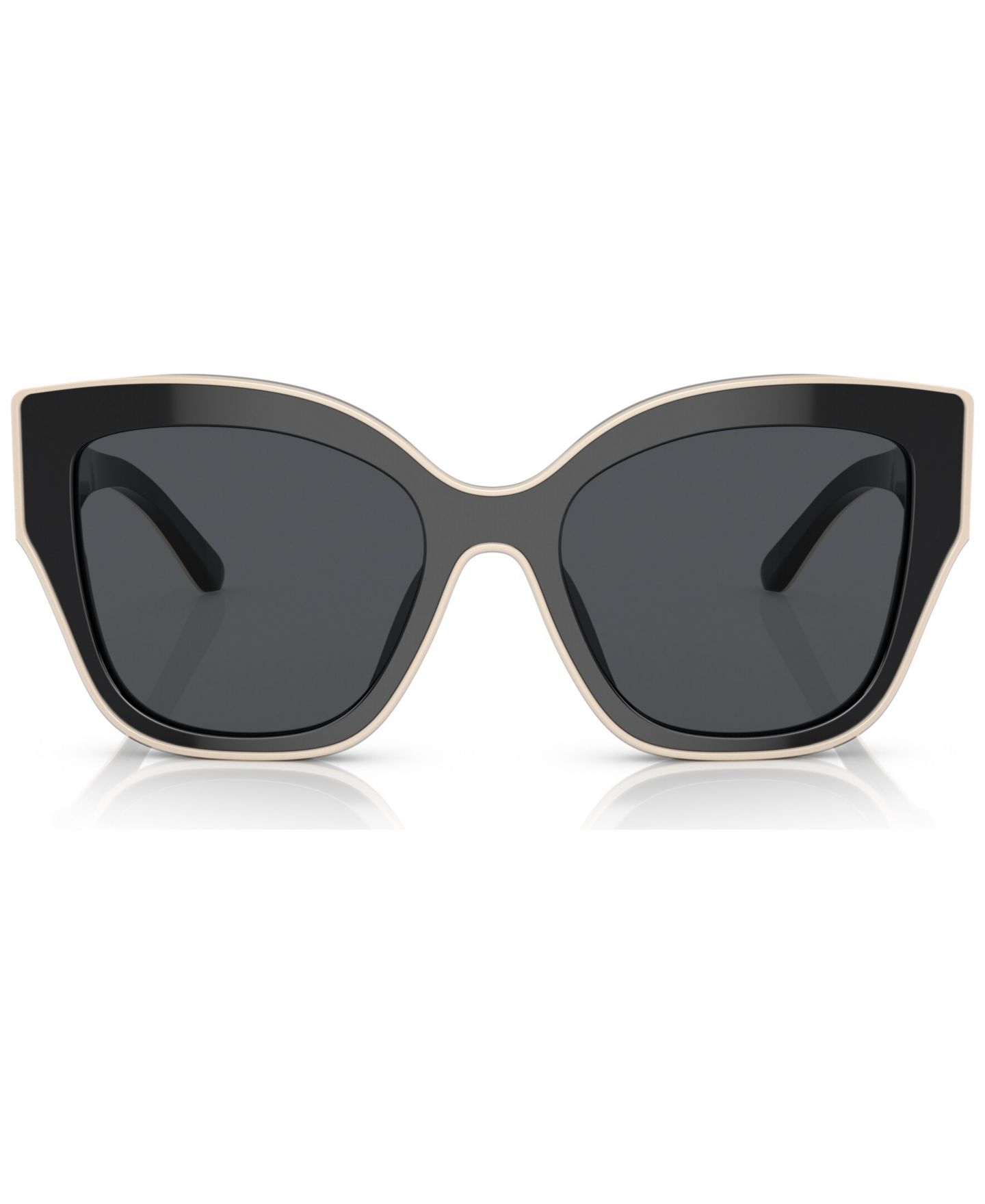 Женские солнцезащитные очки Tory Burch Sunglasses, TY7184U, цвет: Чёрный / Молочный — фото 3