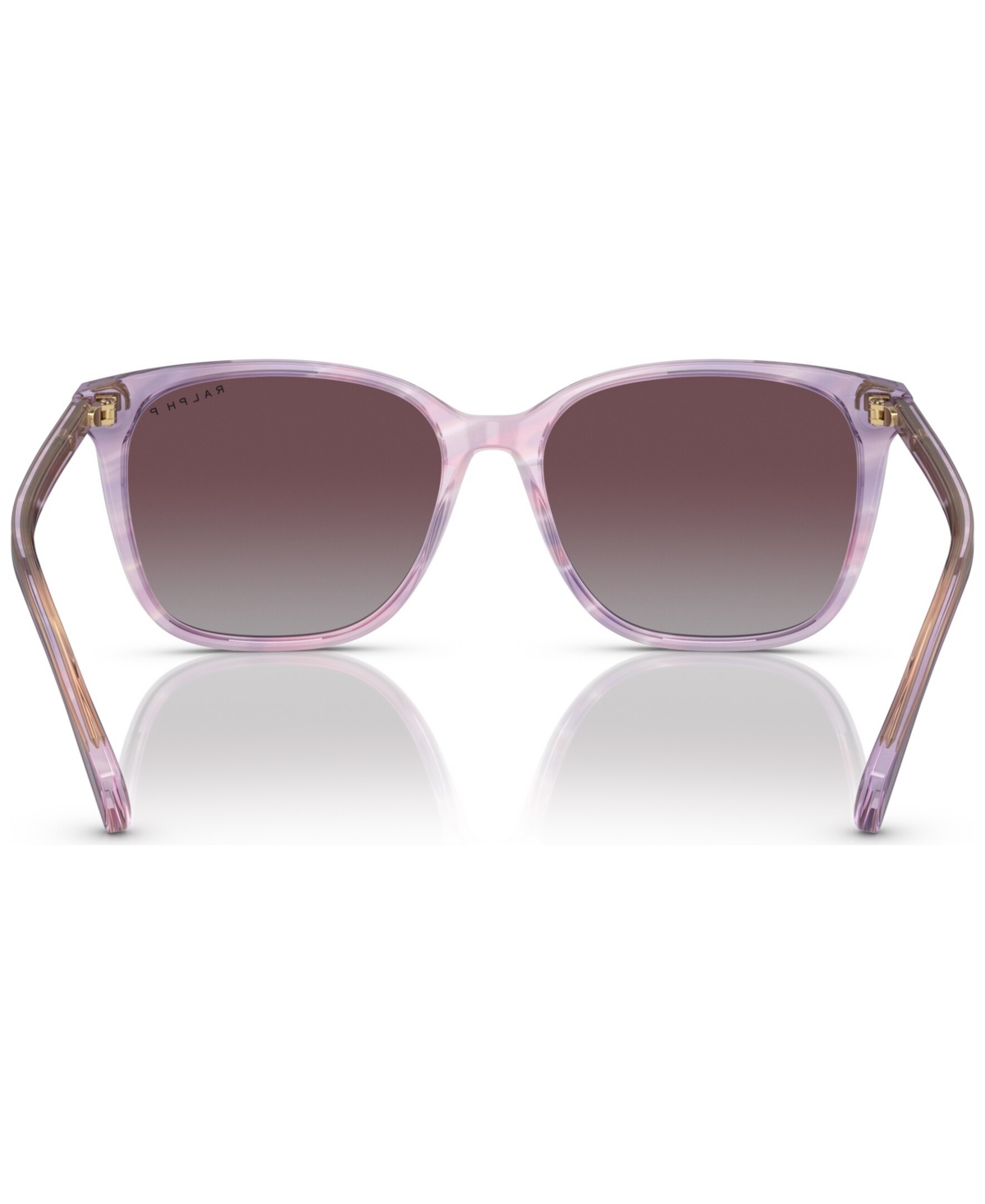 Shop Ralph By Ralph Lauren Women's Polarized Sunglasses, Ra529356-p In Striped Purple