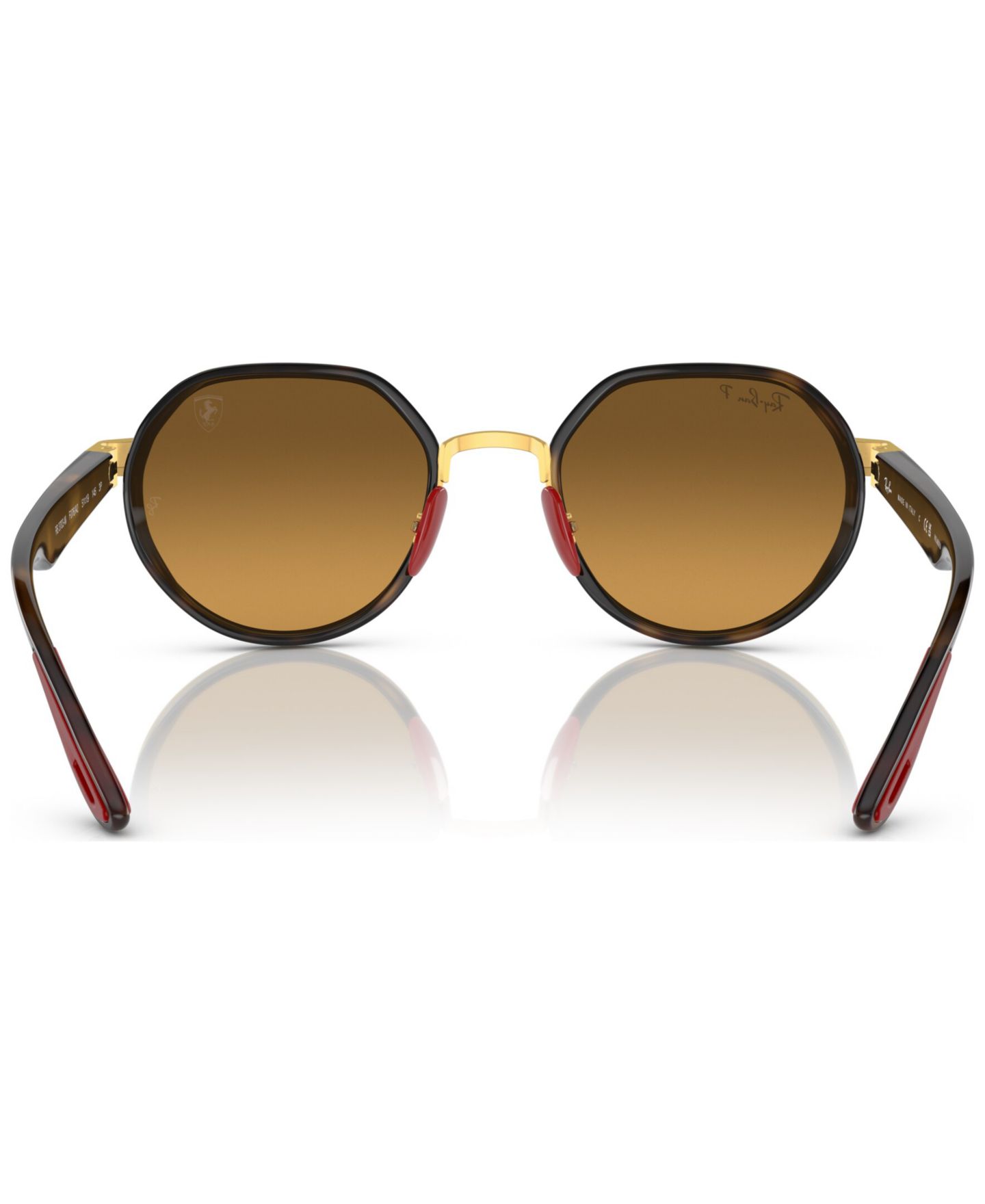 Солнцезащитные очки Ray-Ban RB3703M Scuderia Ferrari Collection 51 Unisex Polarized Sunglasses, цвет: Золотой — фото 4