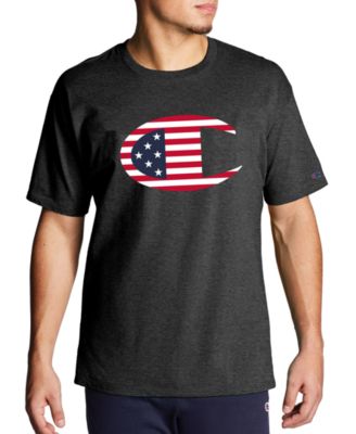 Champion - Men's Stars & Stripes Logo Graphic Short-Sleeve T-Shirt
