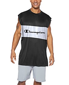 Men's Relaxed-Fit Colorblocked Logo Muscle Tank Top