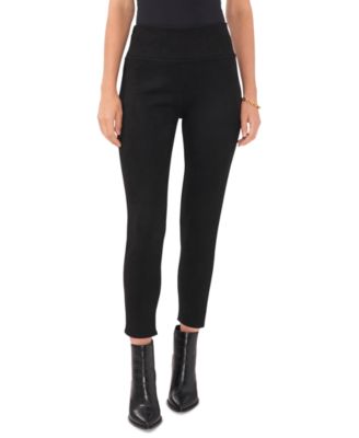 Vince Camuto - Women's Wide-Waistband Pull-On Leggings