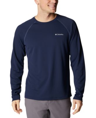 Columbia - Men's Narrows Pointe Moisture-Wicking UPF 40 Long-Sleeve T-Shirt