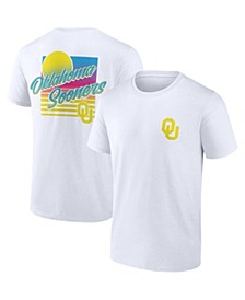 Men's Branded White Oklahoma Sooners High Hurdles T-shirt