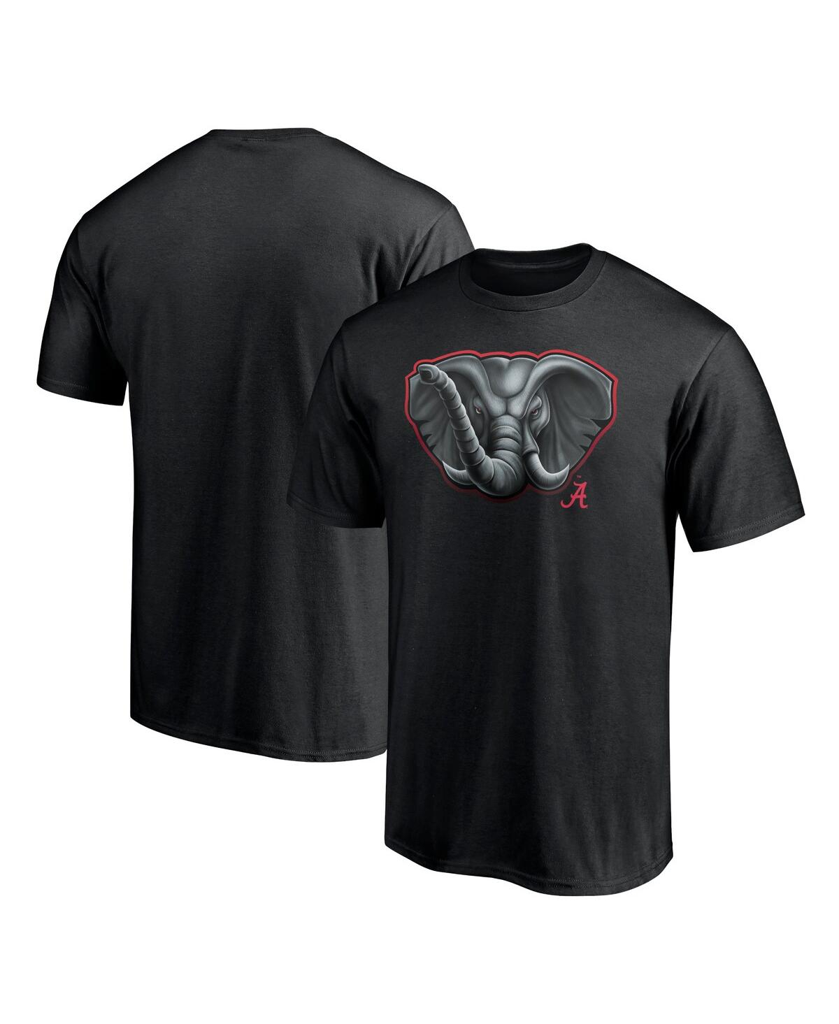 Fanatics Men's  Black Alabama Crimson Tide Team Midnight Mascot T-shirt