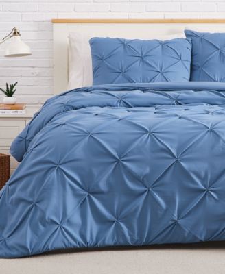 Pintuck 2 Piece Duvet Cover Set, Twin/Twin XL