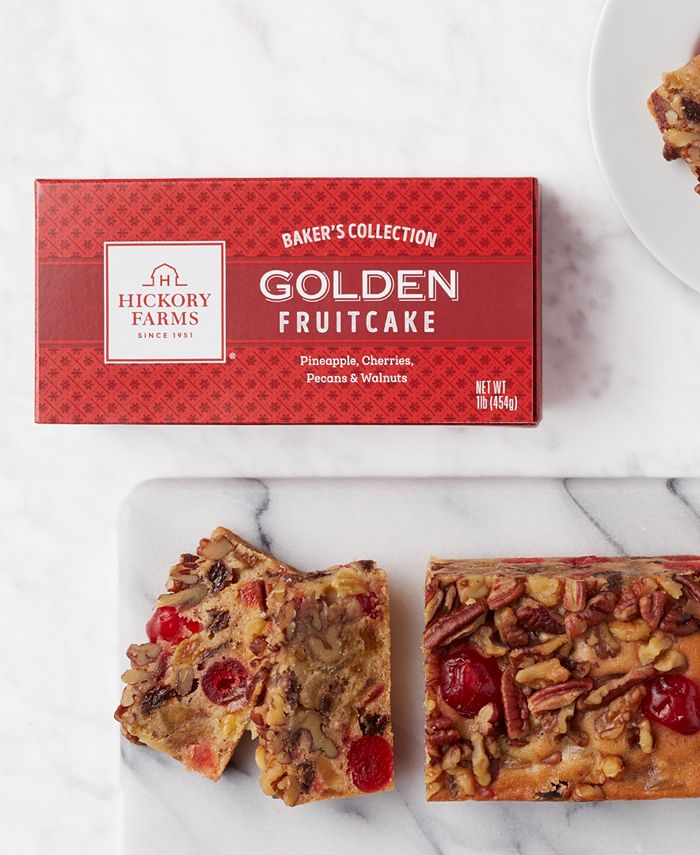 Hickory Farms CLOSEOUT! Holiday Classic Golden Fruitcake, 1 lbs Macy's