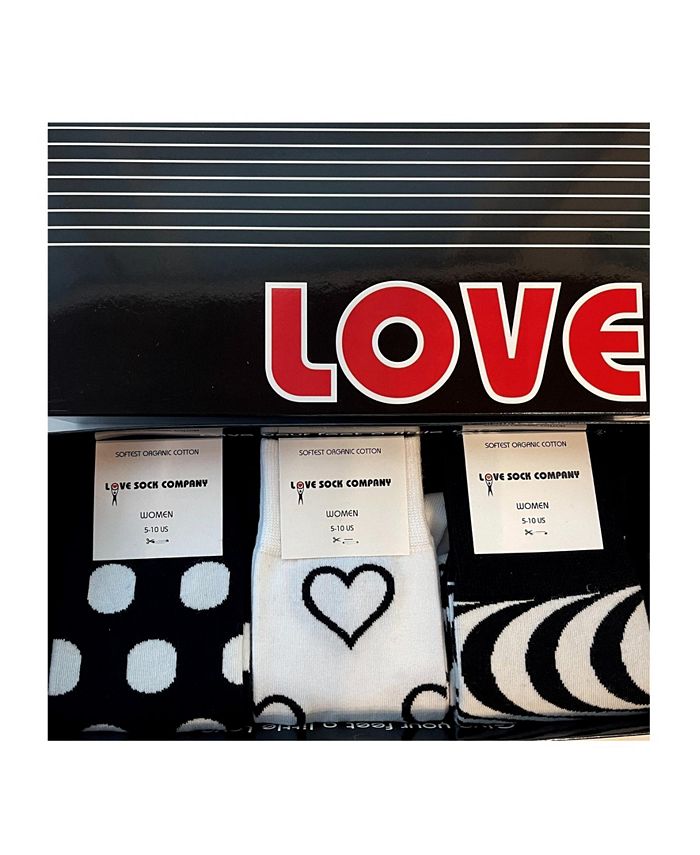 Love Sock Company Women's Denver Gift Box of Cotton Seamless Toe
