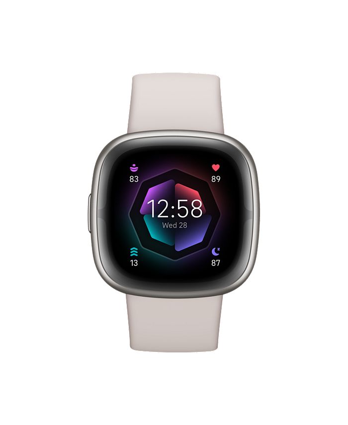 Fitbit Sense 2 Lunar White Platinum Smartwatch, 39mm & Reviews