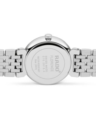 Women's Swiss Florence Classic Diamond Accent Stainless Steel Bracelet Watch 30mm
