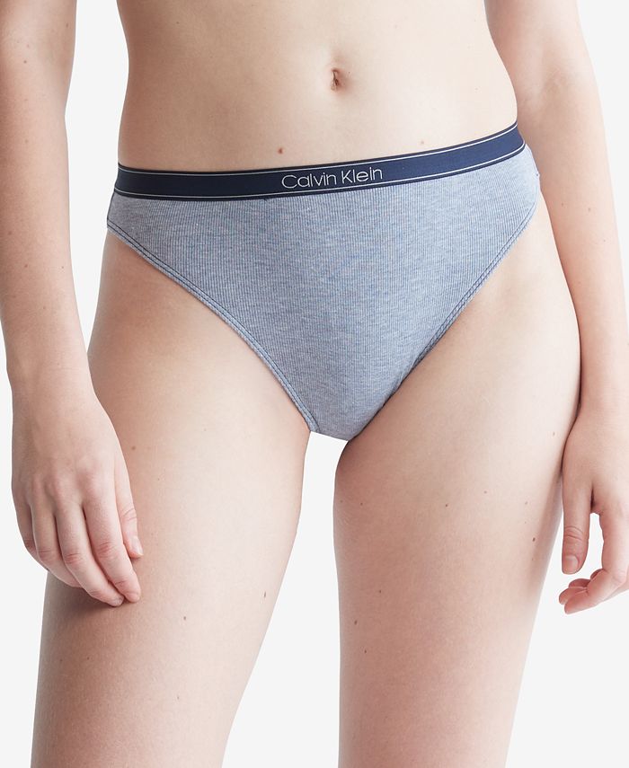 Calvin Klein Women's Ribbed Cheeky Bikini Underwear QF6443 & Reviews - All Underwear - Women - Macy's