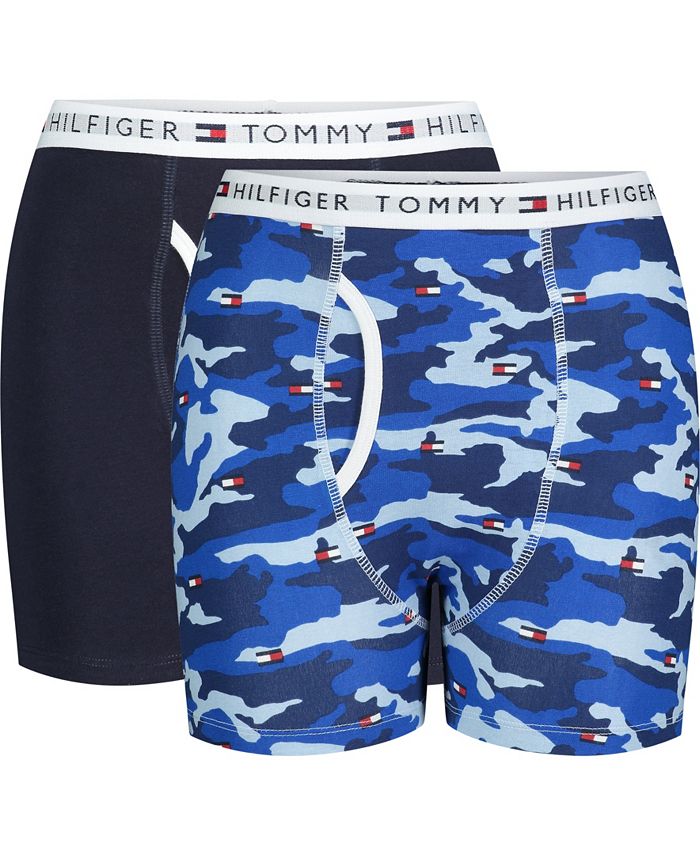 Tommy Hilfiger - Boys Blue Boxer Shorts (2 Pack)