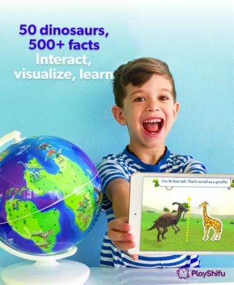 Orboot Dinos Educational Interactive Globe Set , 3 Pieces