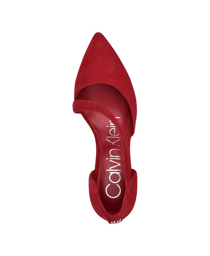 Calvin Klein Women's Gilisa Asymmetrical Strap D'orsay Pumps & Reviews