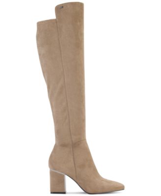 DKNY Women's Cilli Square-Toe Knee-High Dress Boots