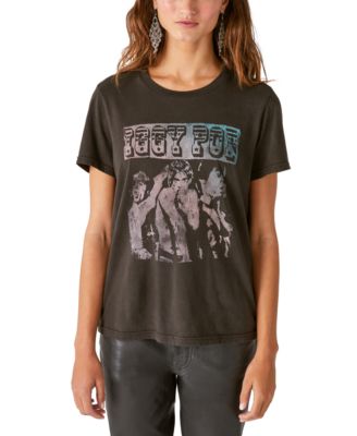 Lucky Brand - Women's Cotton Iggy Pop Classic Crewneck T-Shirt