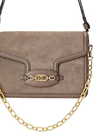 Lauren Ralph Lauren Suede Medium Sydnee Shoulder Bag & Reviews - Handbags &  Accessories - Macy's