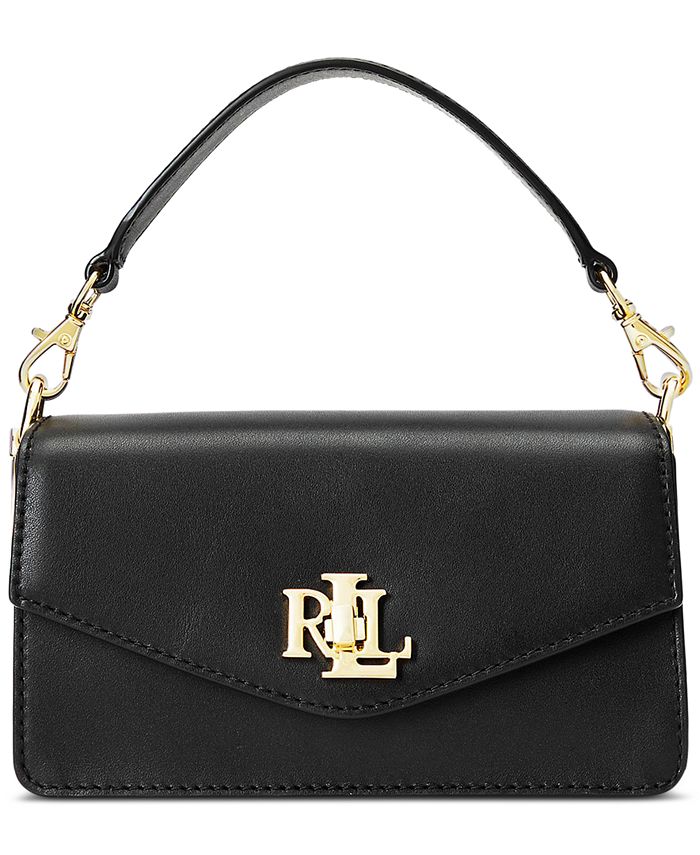 Lauren Ralph Lauren Small Leather Tayler Convertible Crossbody Bag - Macy's