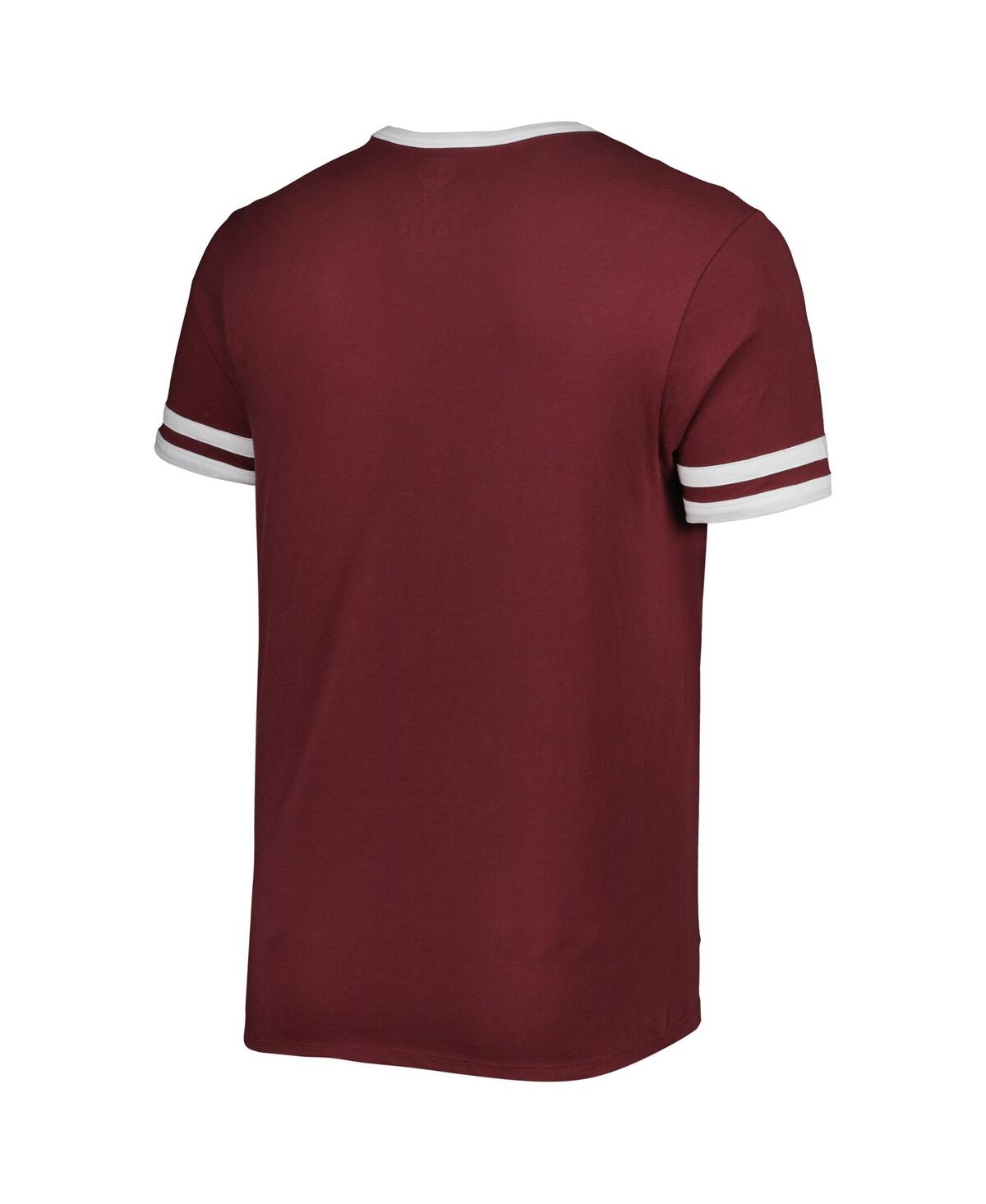 Shop 47 Brand Men's '47 Maroon Mississippi State Bulldogs Otis Ringer T-shirt