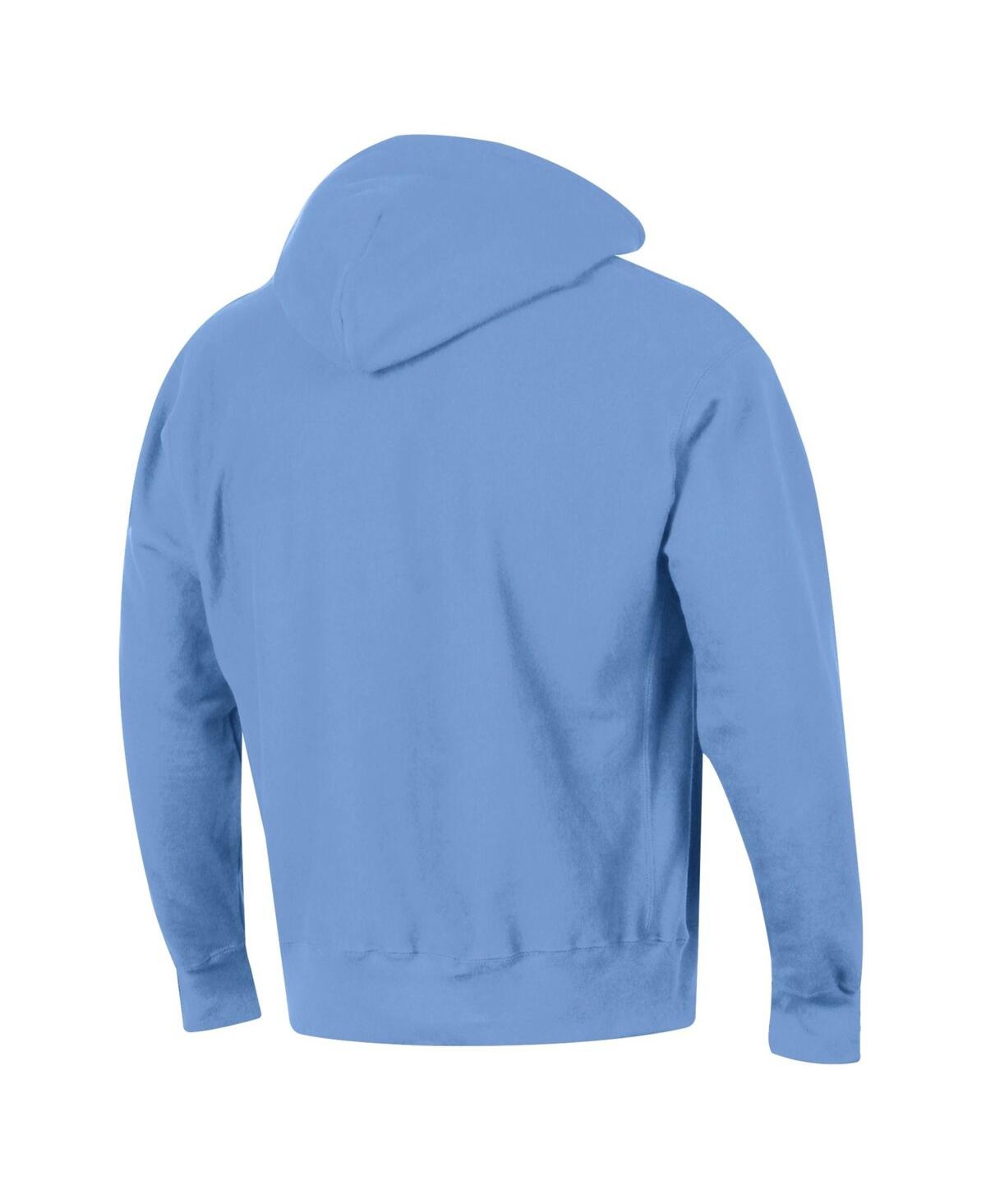 Men's ChampionDelaware State Hornets Tall Arch Pullover Hoodie - Light Blue