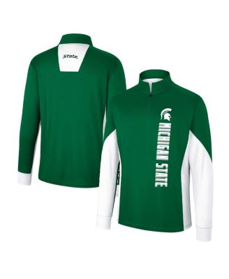 Men's Green Michigan State Spartans Bart Quarter-Zip Windshirt