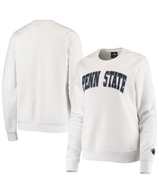 Women's White Penn State Nittany Lions Campanile Pullover Sweatshirt