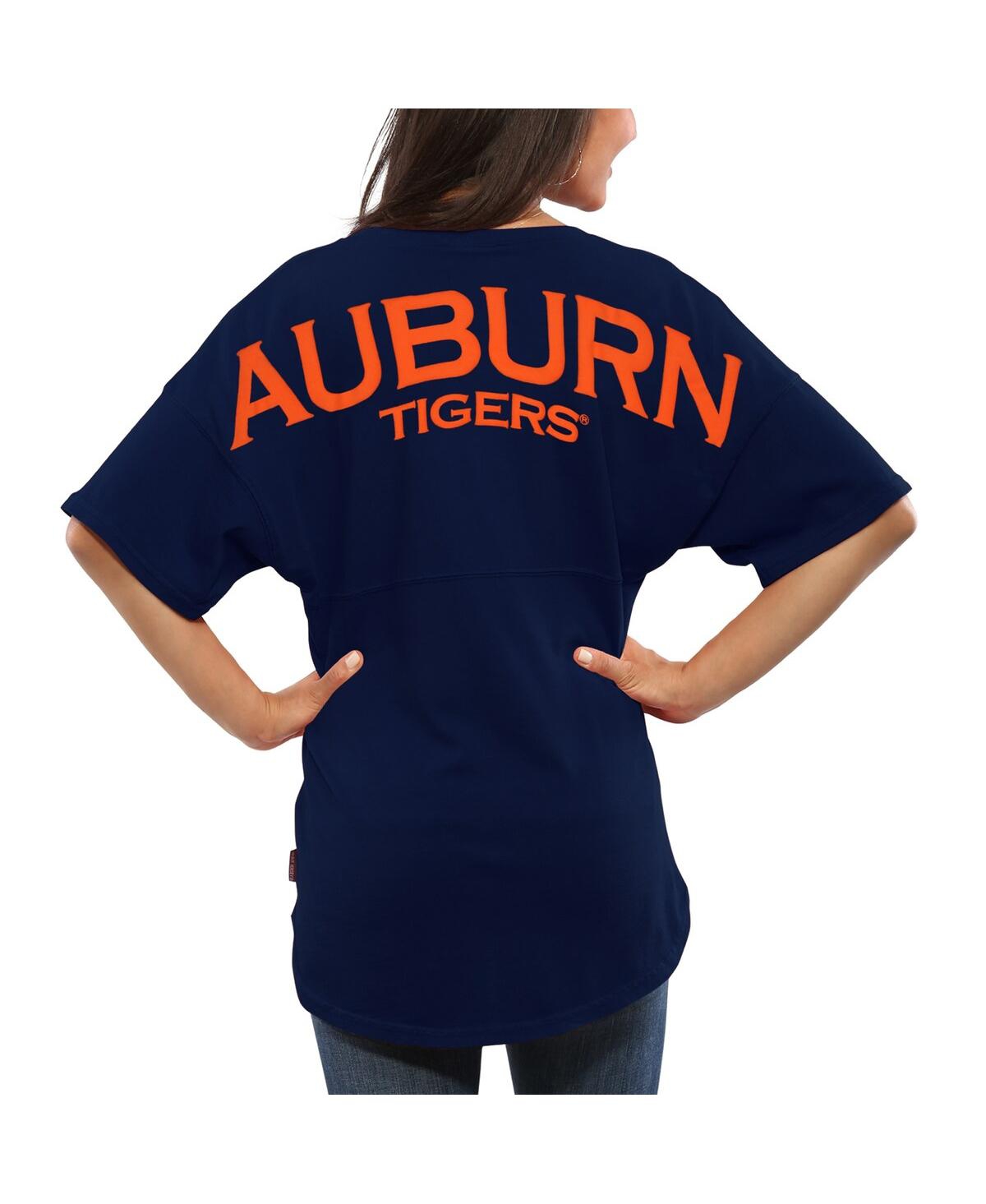 Spirit Jersey Women's Navy Auburn Tigers  Oversized T-shirt In Navy