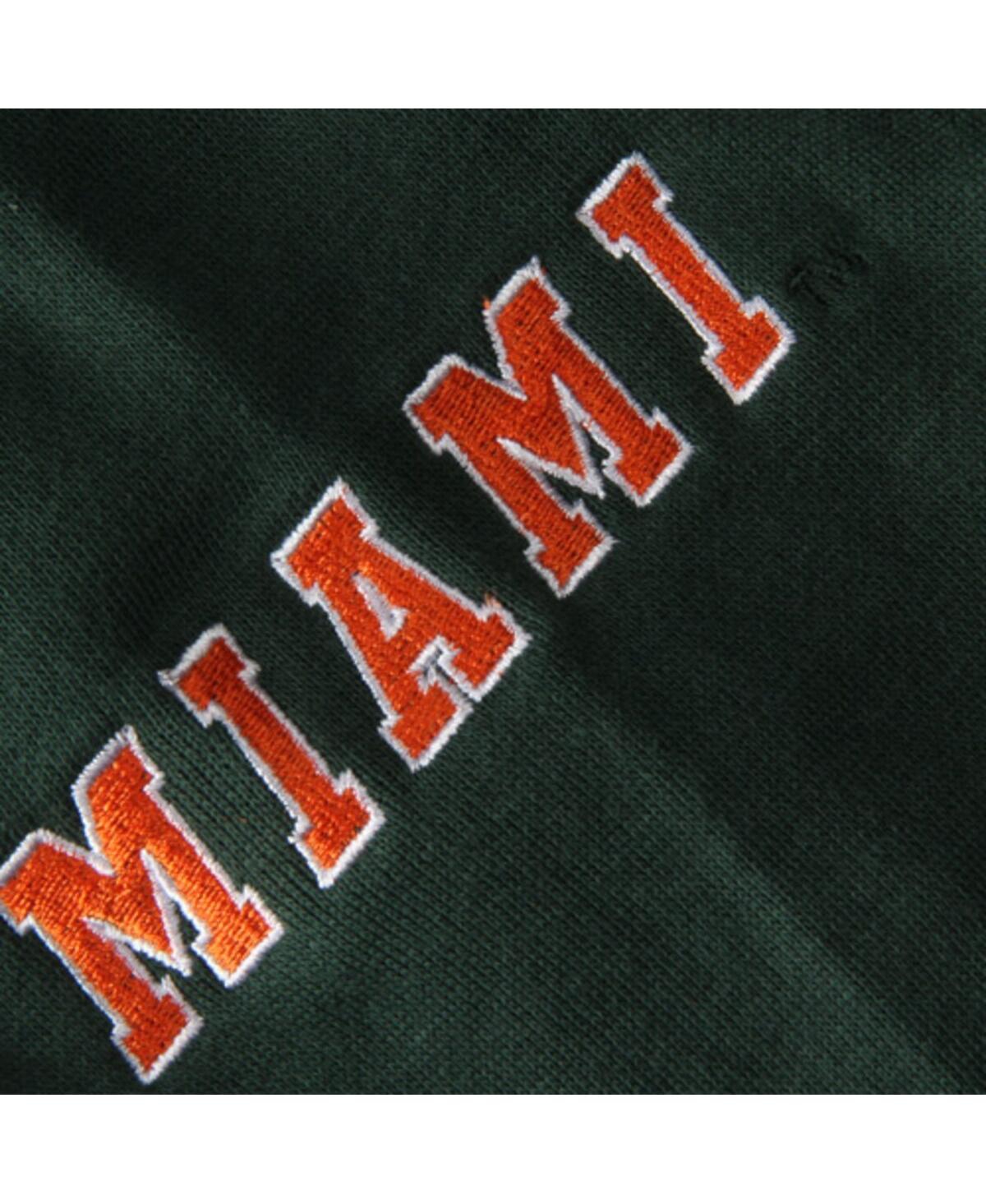 Stadium Athletic Big Boys  Green Miami Hurricanes Big Logo Pullover Hoodie In Green