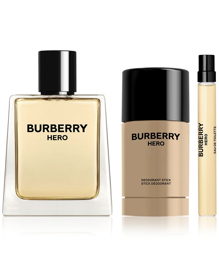 Burberry Men's 3Pc. Hero Eau de Toilette Gift Set Macy's
