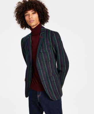 Paisley & Gray - Men's Bromley Slim-Fit Stripe Blazer